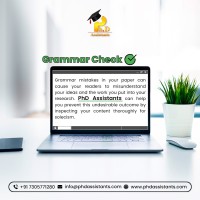 Grammar Check services  PhD Assistants